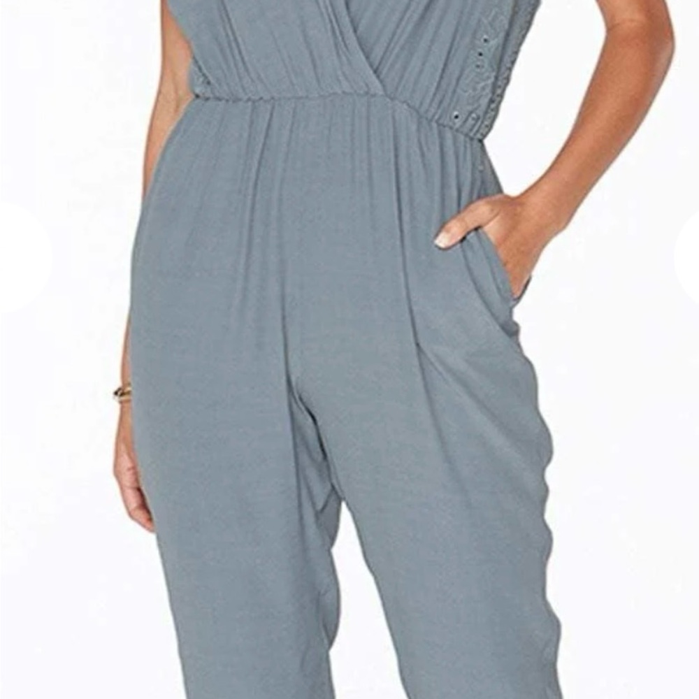 L space jumsuit in slate